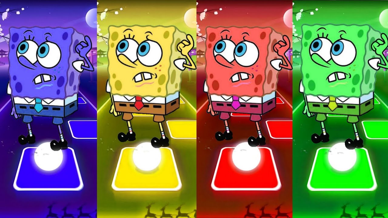 SPONGEBOB EXE  🆚 SPONGEBOB EXE 🆚 SPONGEBOB EXE 🆚 SPONGEBOB EXE | Tiles Hop Battle