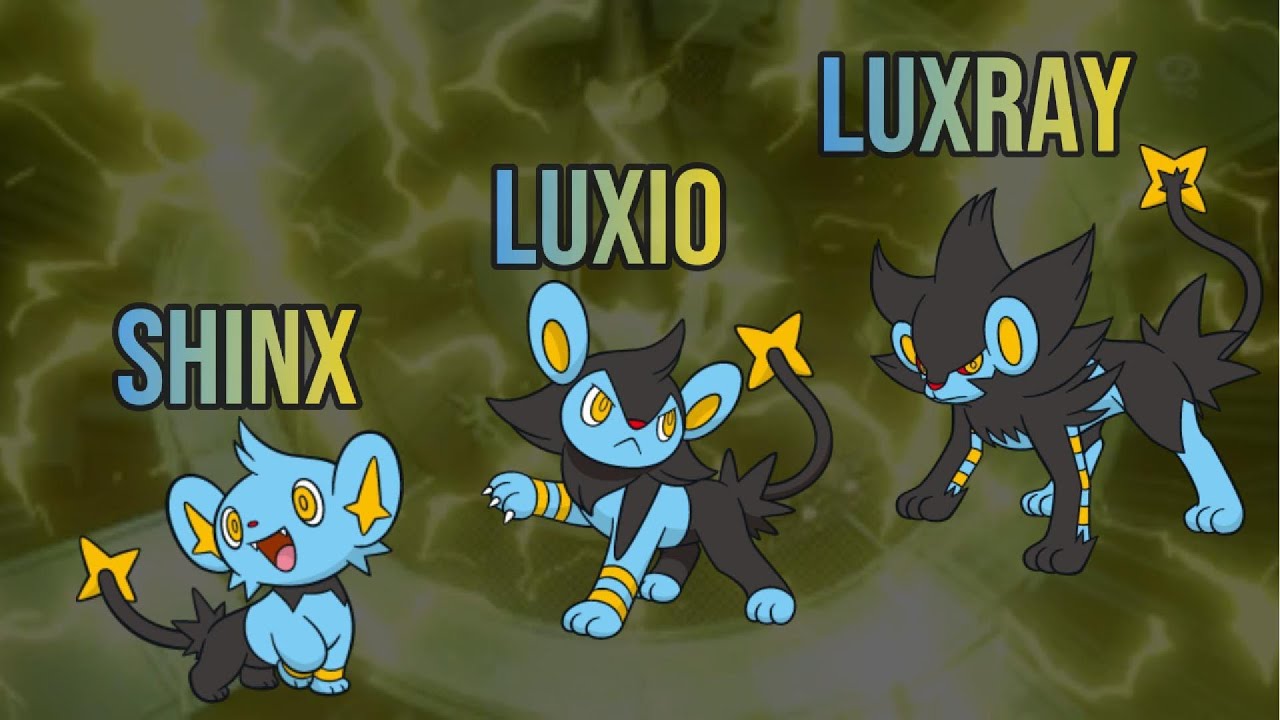 Shinx, Luxio y Luxray