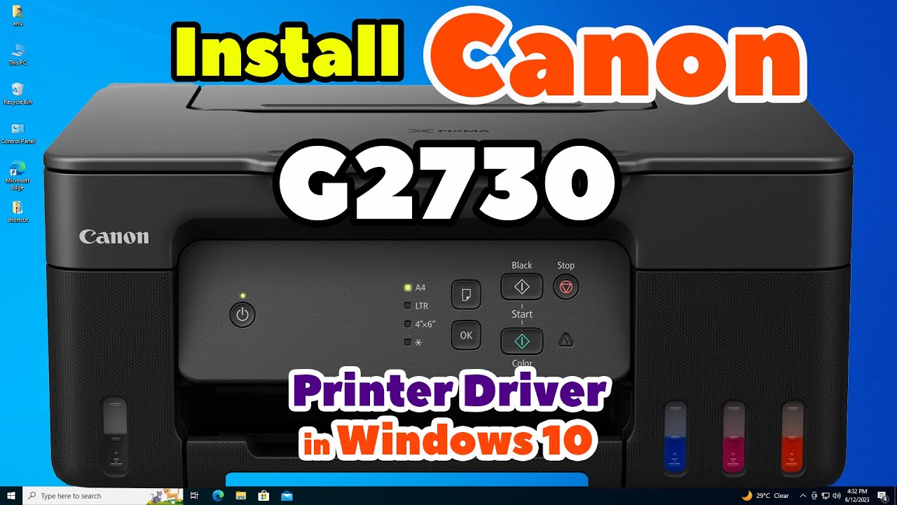 Как загрузить и установить драйвер принтера Canon PIXMA G2730 на ПК или ноутбук с Windows 10