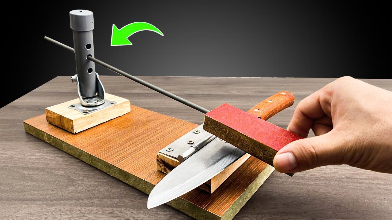 Затачивайте ножи, как бритву! С точилкой для ножей The World's 1 KNIFE!
