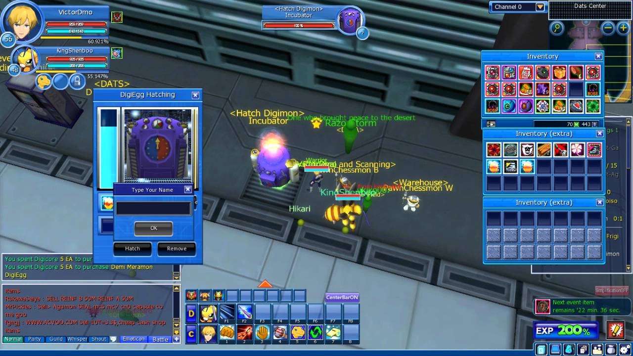 Demimeramon 4/5|Digimon Masters Online#1|VictorDmo