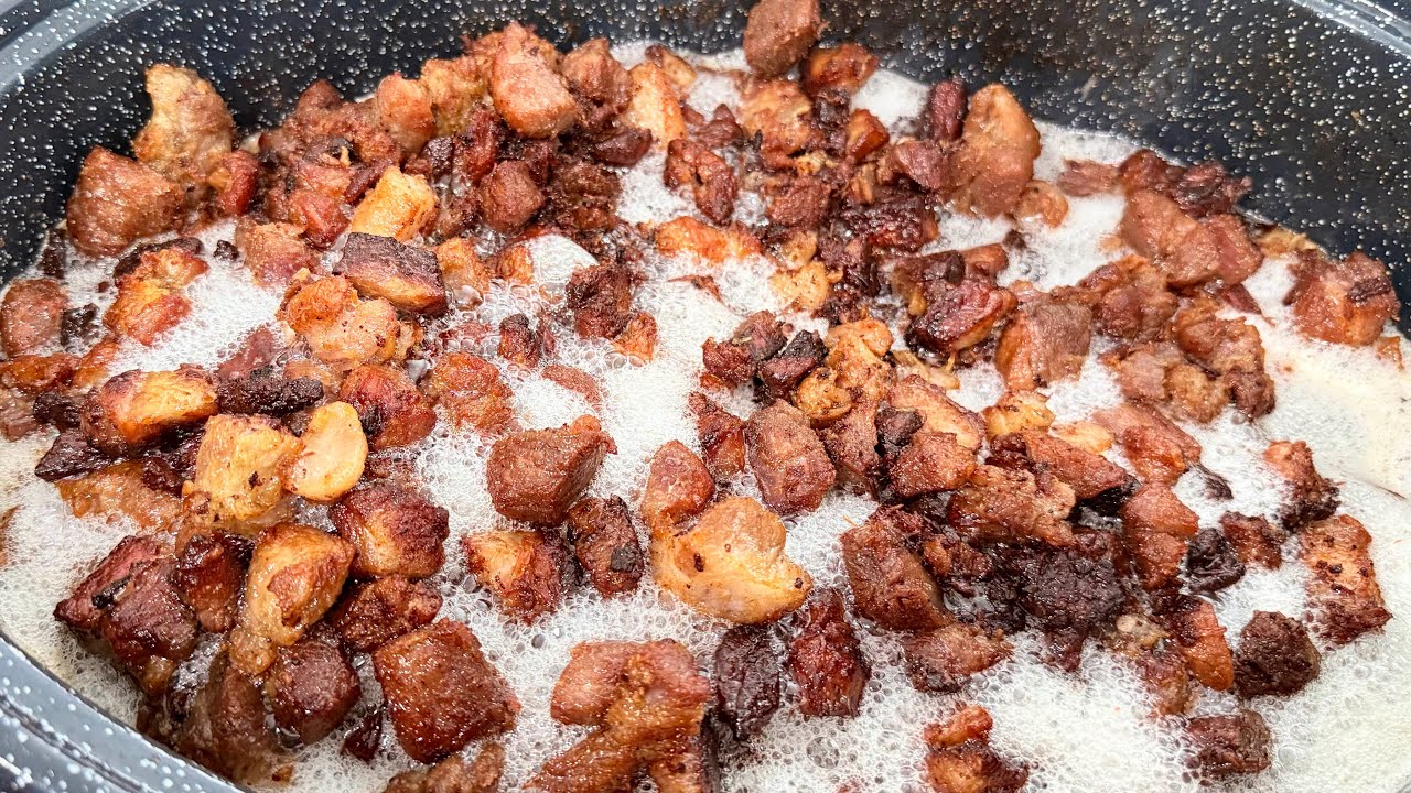 Čvarki / Dguberinki / Turinki / Pork Cracklings / Traditional very old Macedonian recipe/ 