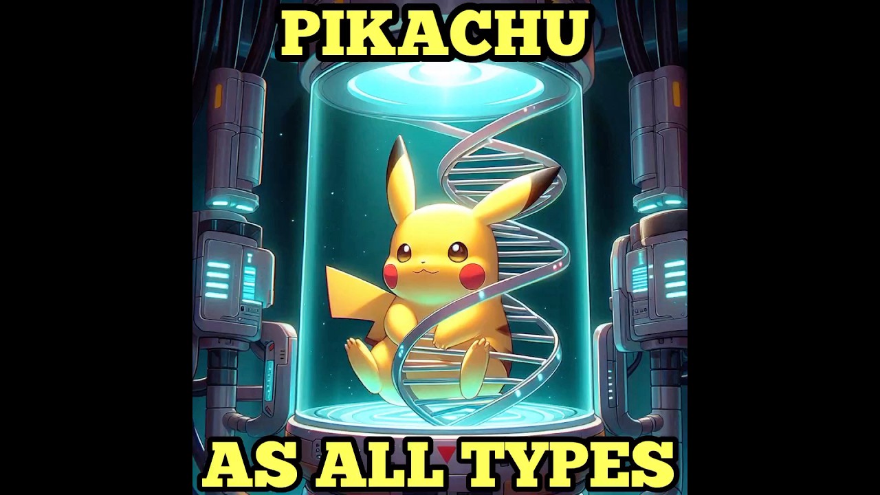 Pikachu as other types including shiny and legendary 