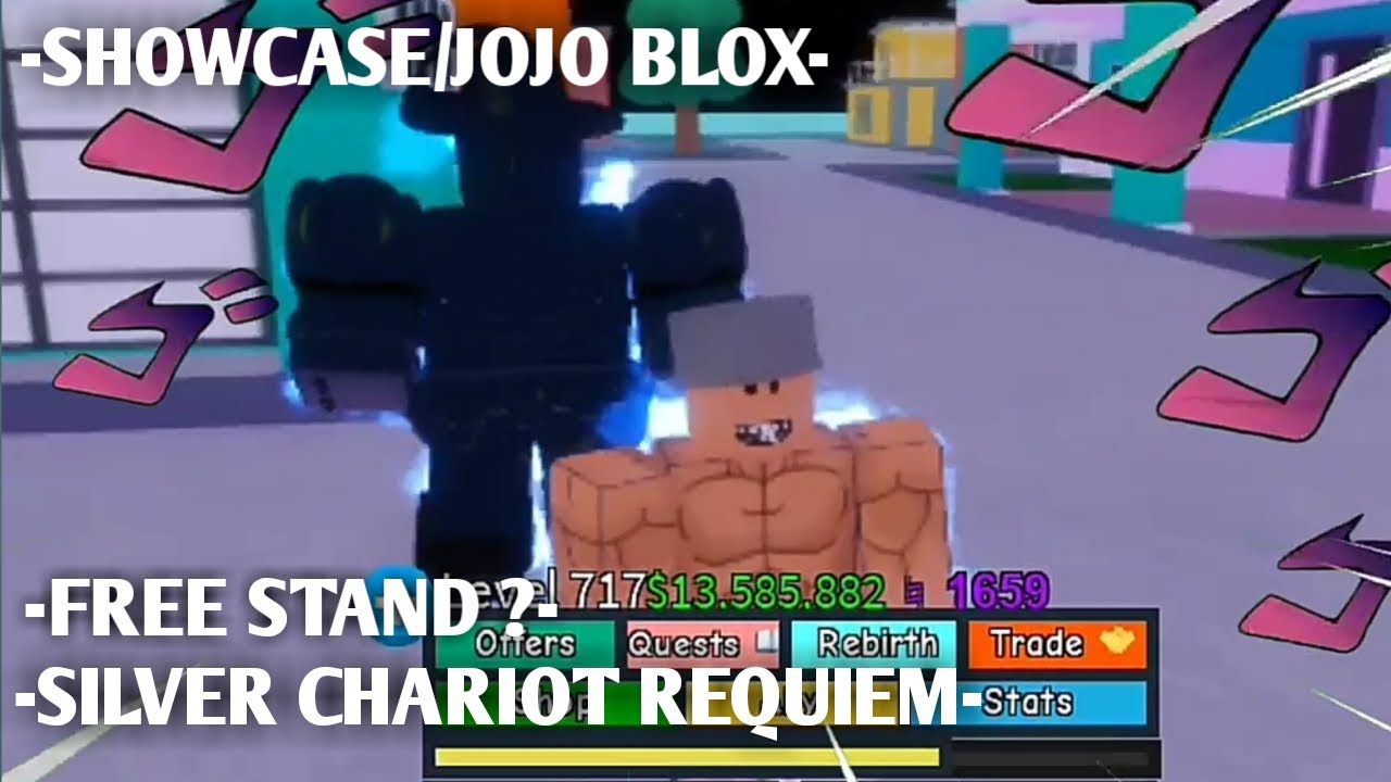 &bull; SHOWCASE SCR || JOJO BLOX || FREE STAND &bull;