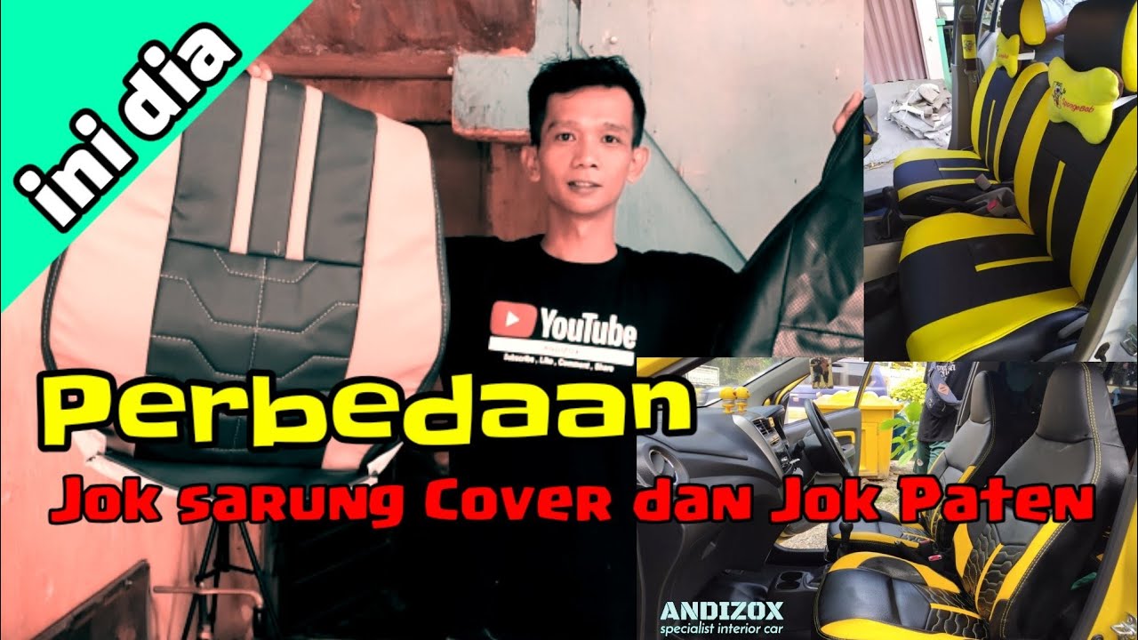 PERBEDAAN SARUNG JOK COVER DAN JOK PATEN/PERMANEN