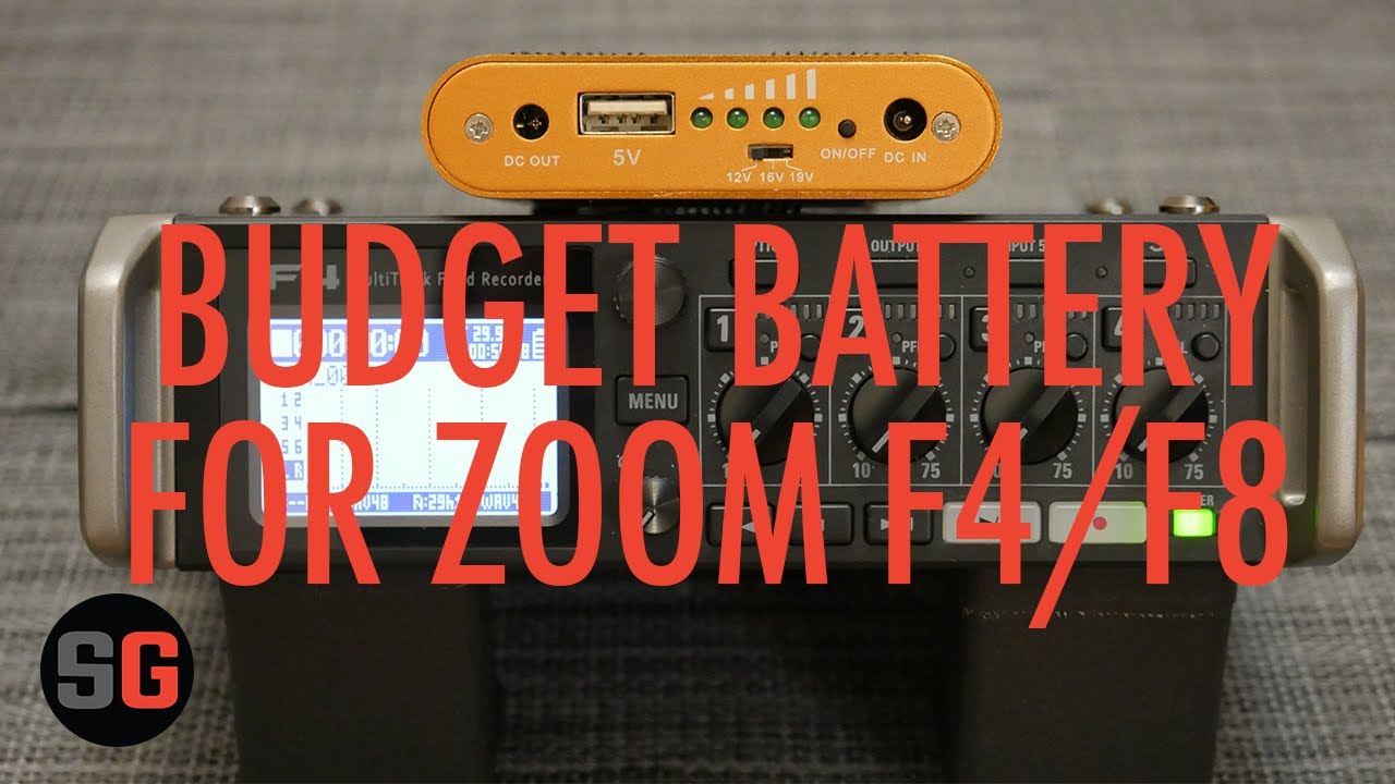 A Budget Battery for Zoom F4 or F8