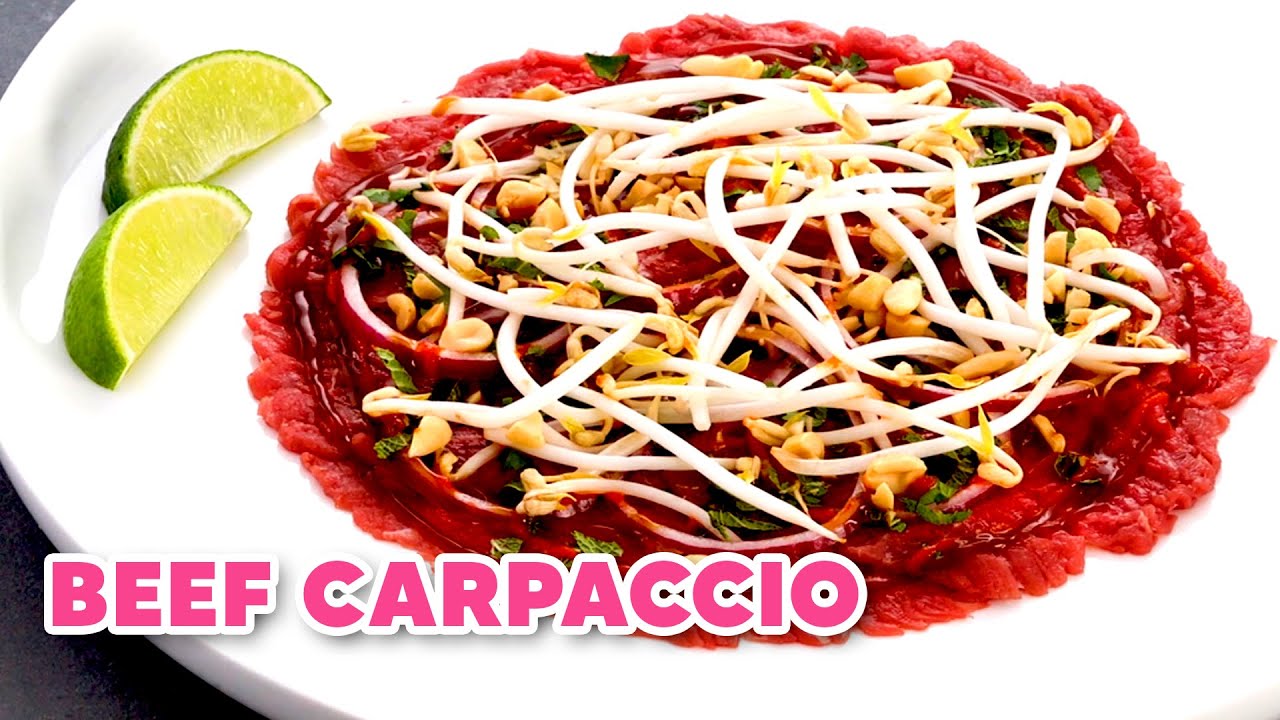 Beef Carpaccio - Chef Anna Olson's Newest Twist on a Classic!