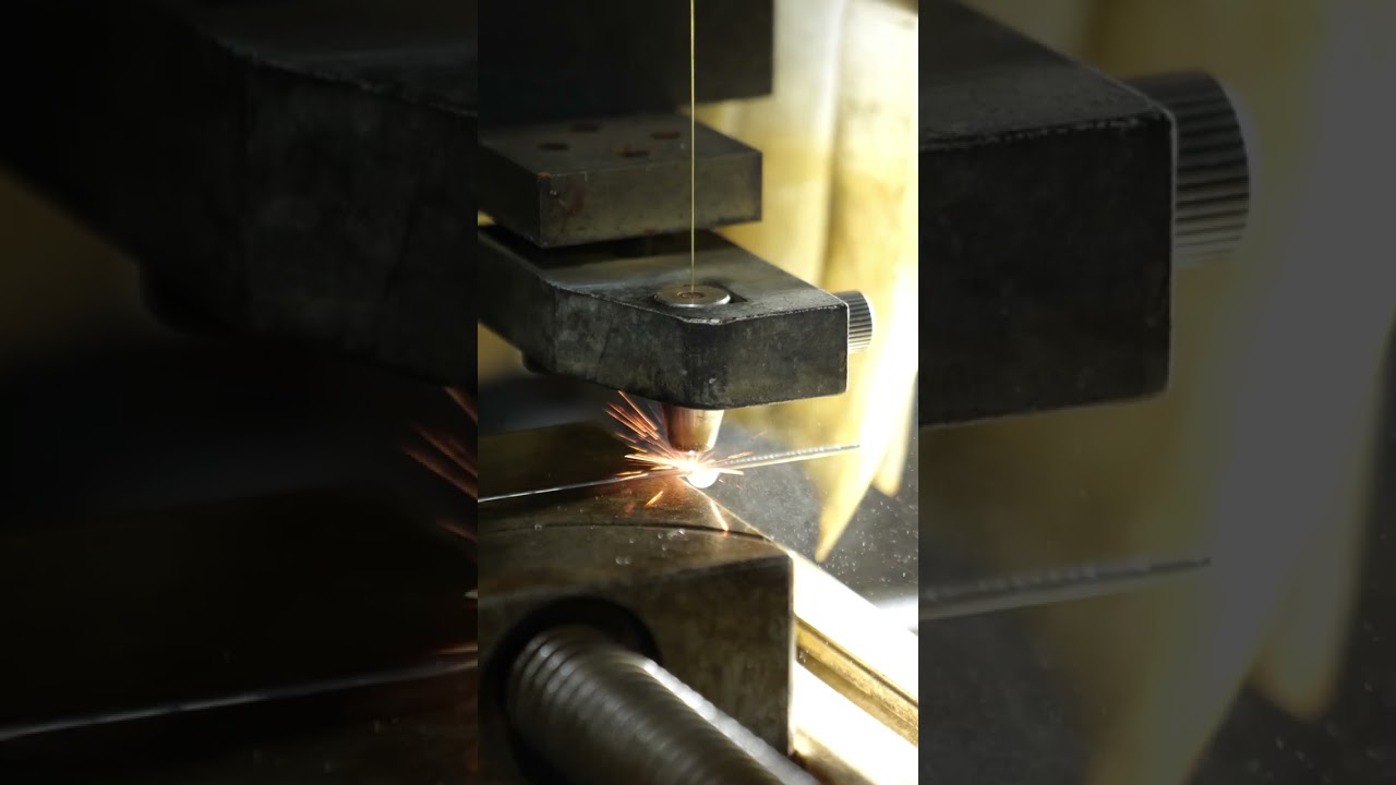 Mechanical processing industry EDM 0.3MM hole.Drilling very fine holes in metal parts#drill #edm