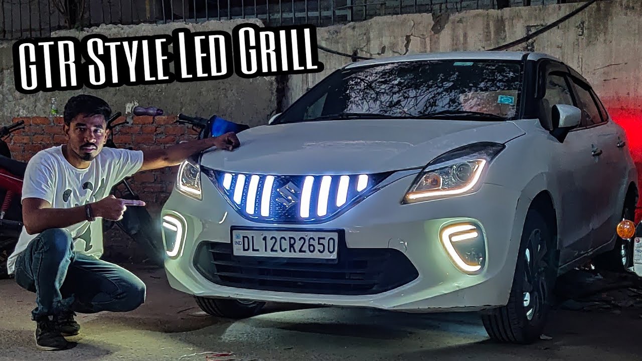 GTR Style Led Grill For Baleno | Baleno Modification 😍