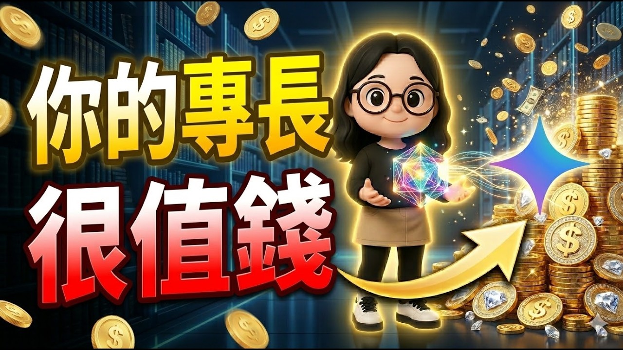 別再瞎忙！Gemini定位術，把你的專長變現成爆款資產