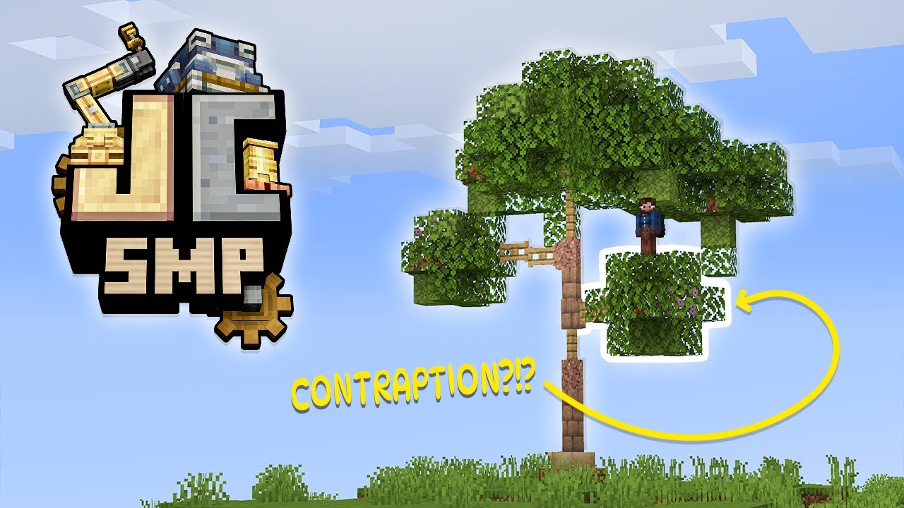 Just Create SMP EP17 Custom Contraption Trees & Builders Jetpack