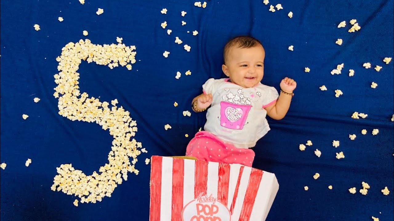 5 months baby photoshoot at home ideas