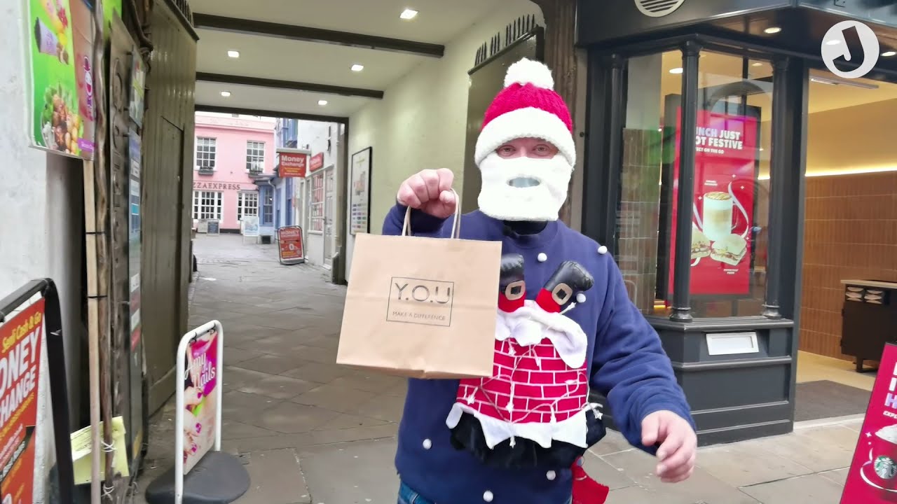 Trev's having an Oxford Christmas (Jim's having a pants one!)