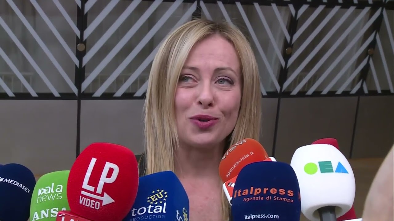 Consiglio europeo: in diretta le dichiarazioni alla stampa di Giorgia Meloni