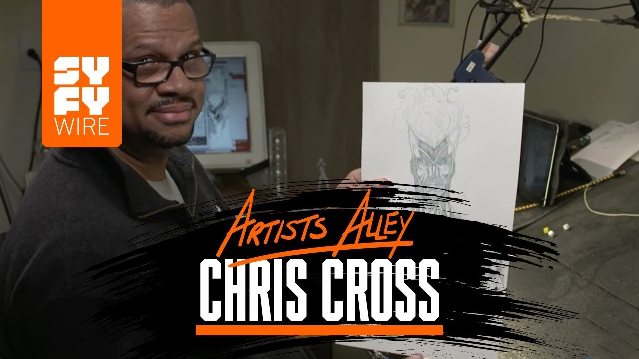 ChrisCross Sketches Firestorm (Artists Alley) | SYFY WIRE