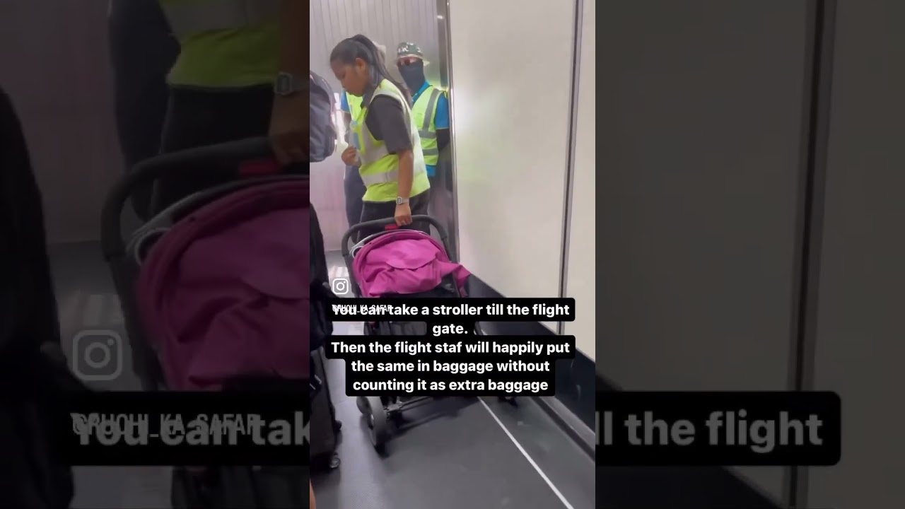 Can we take stroller inside the flight? #stroller #babystroller #shortvideo