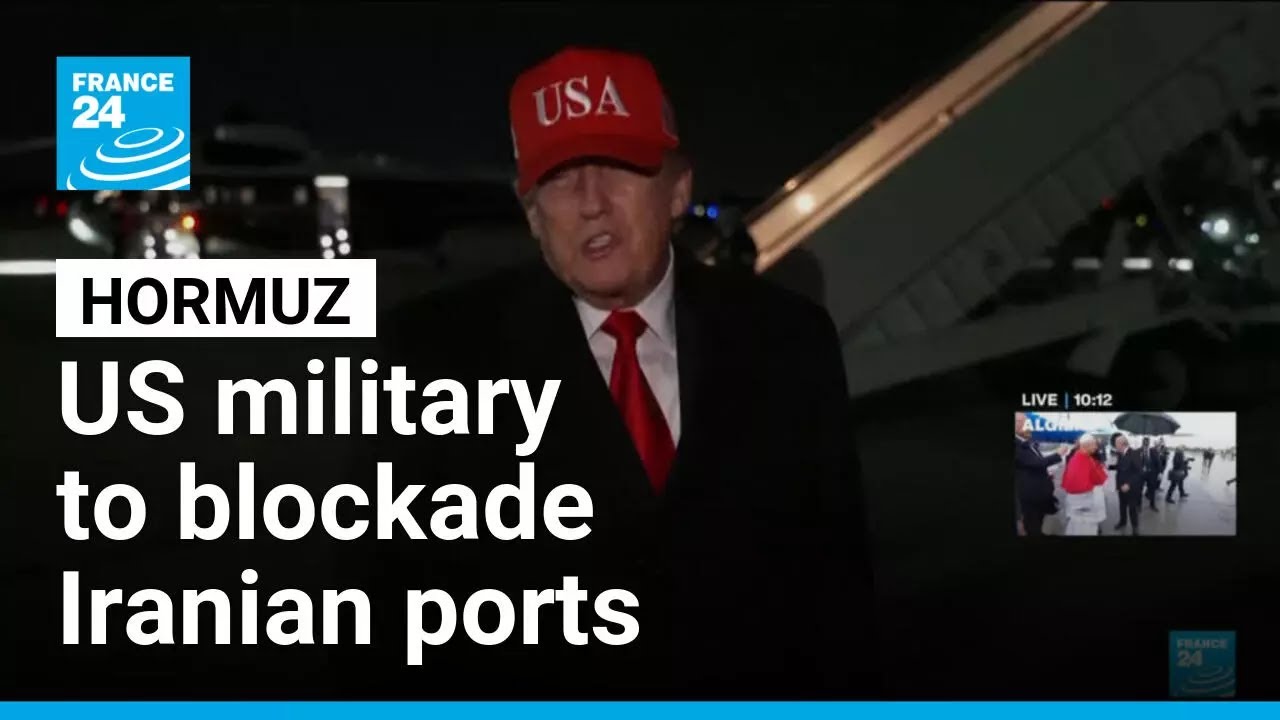 Oil surge as Trump says to blockade Hormuz after Iran talks fail &bull; FRANCE 24 English