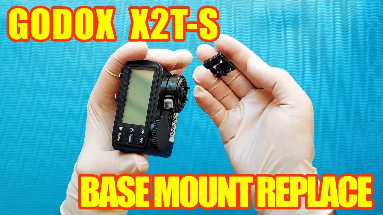 Godox X2T transmitter (Sony) shoe mount replace