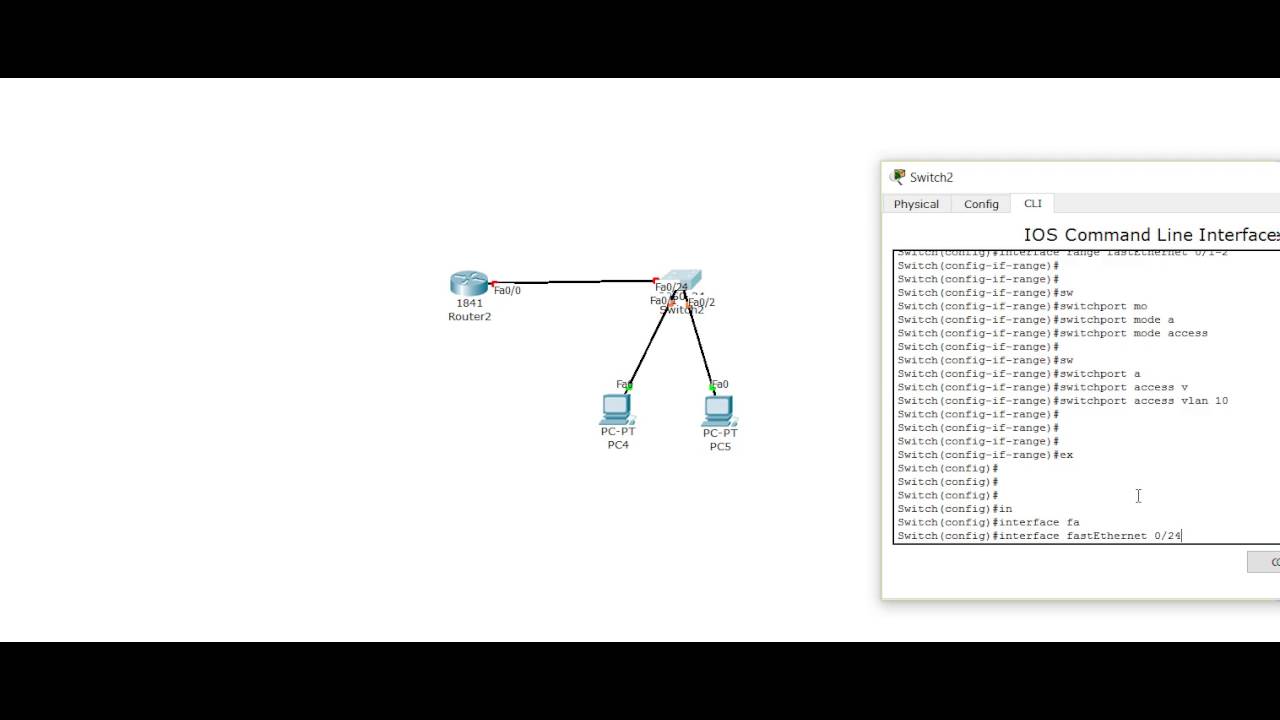 How to config IP DHCP (Cisco packet tracer)