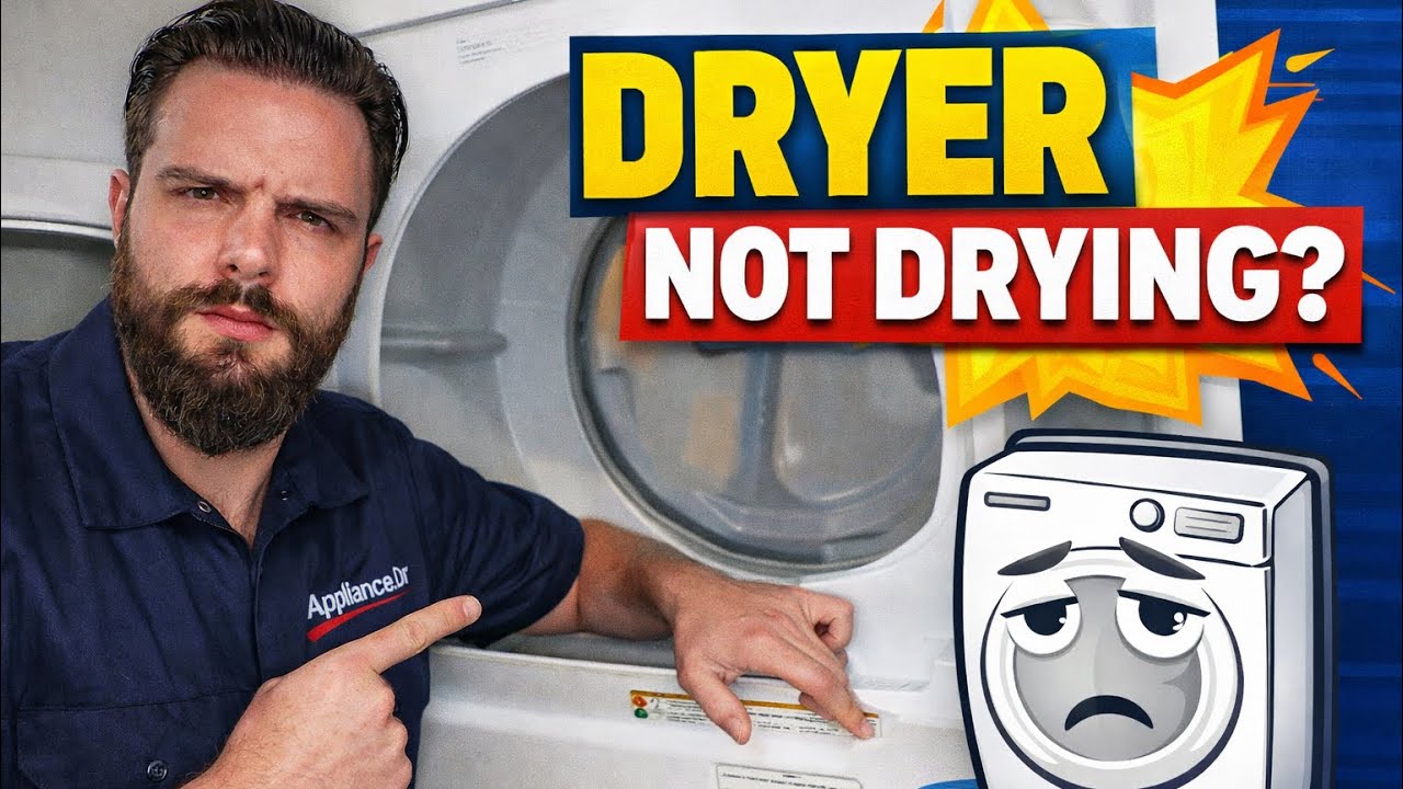 Whirlpool dryer heating but not drying? Check this out!