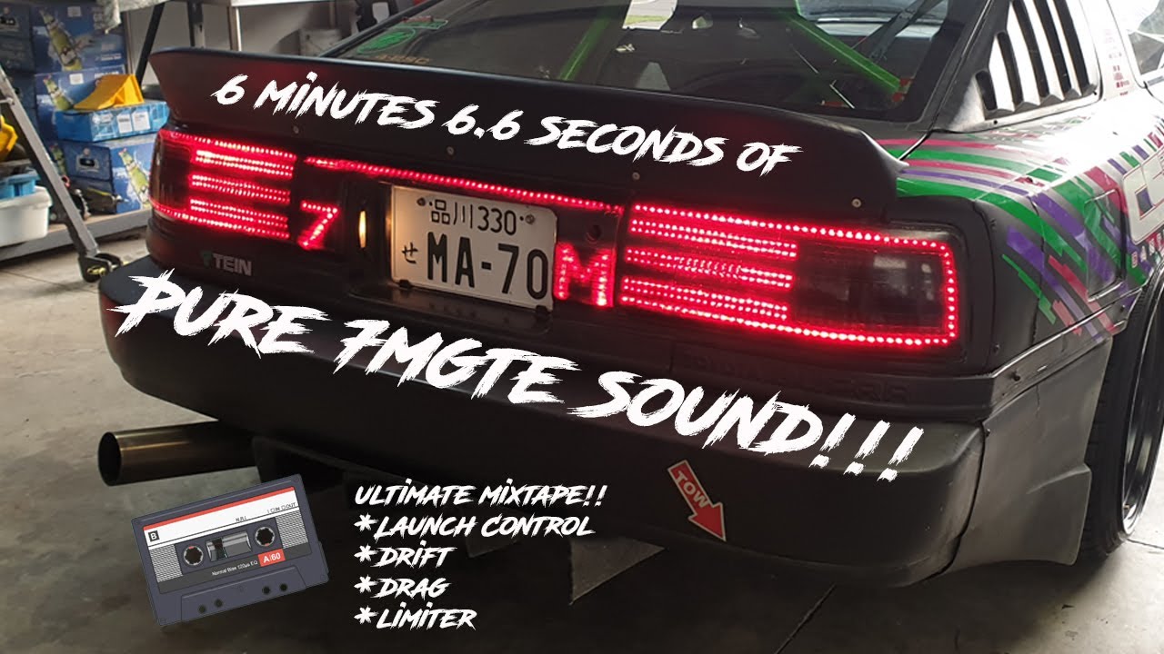 7MGTE Supra Mixtape of Drift/Drag/Hillclimb/Launch Control Pure Sound
