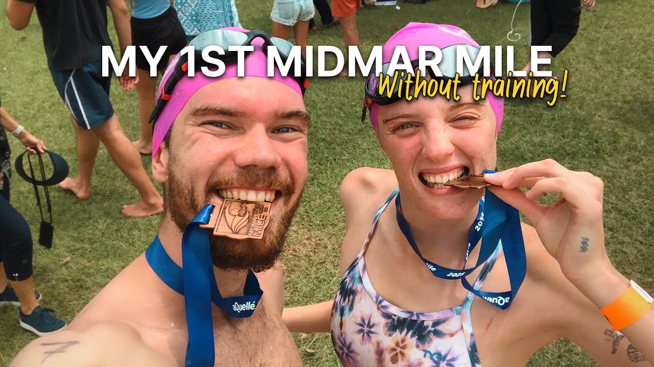 My first Midmar Mile! (Without training) 😳🏊‍♂️