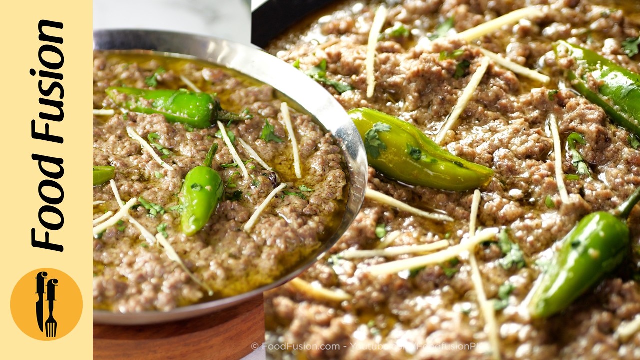 Afghani Qeema Karahi Recipe by Food Fusion