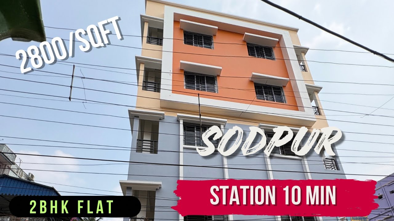 V-41🏠||SODPUR STATION NEAR 2 BHK FLAT SALE ||