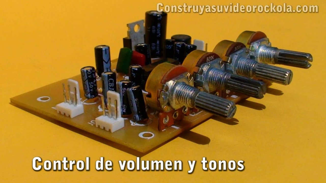 preamplificador con EQ para micrófono y líinea mezclada parte1