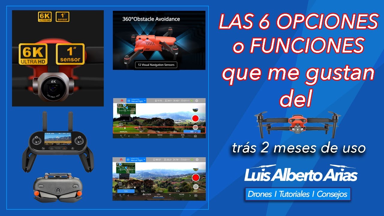 Las 6 opciones o funciones que me gustan del Evo II pro 6K (Subtítulos en español e inglés)