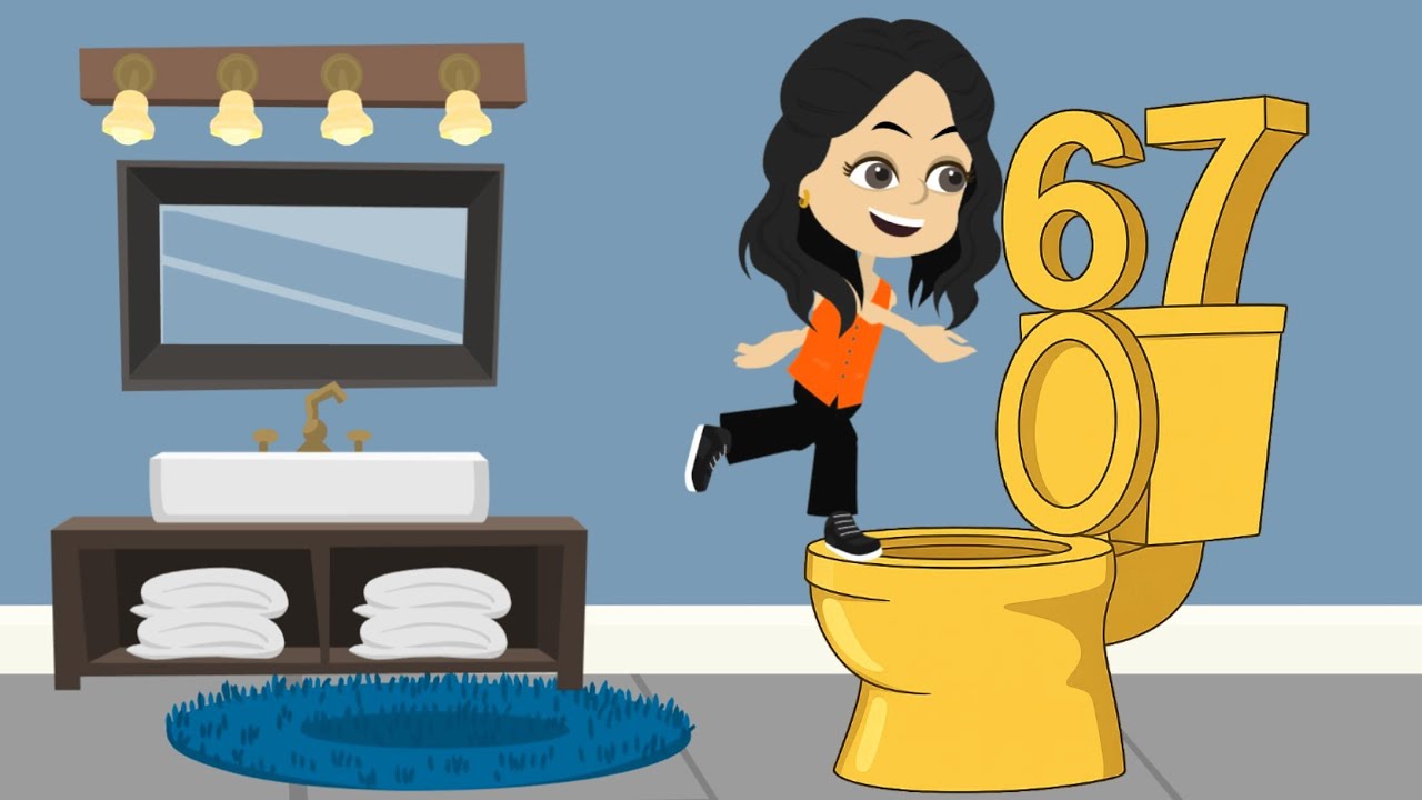 Nora bought the golden toilet 67