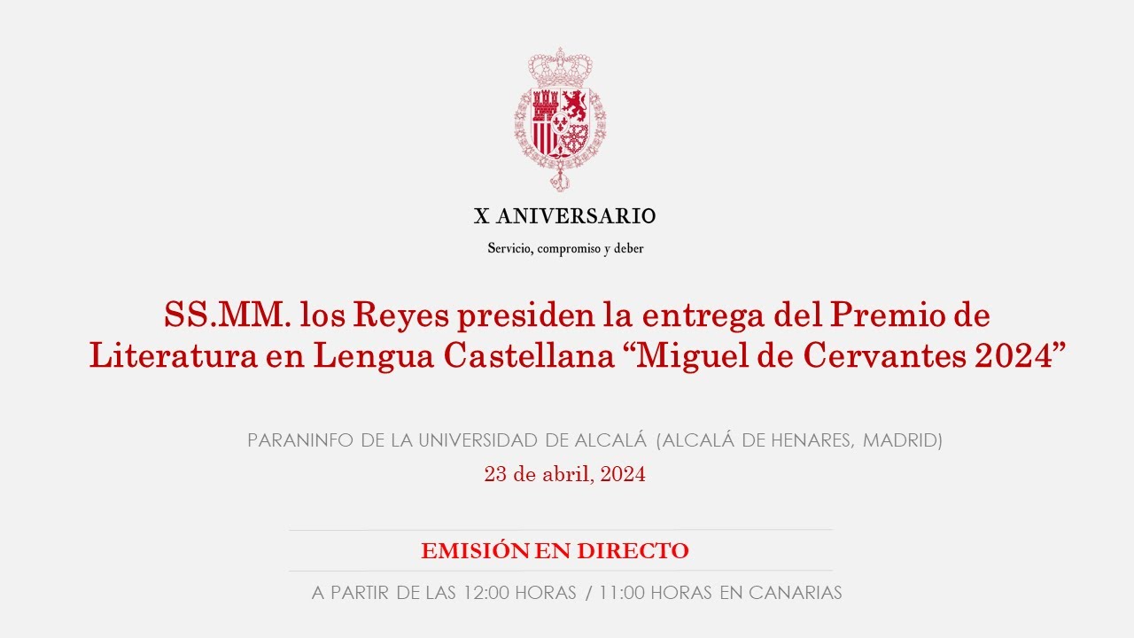 SS.MM. los Reyes entregan el Premio de Literatura en Lengua Castellana 