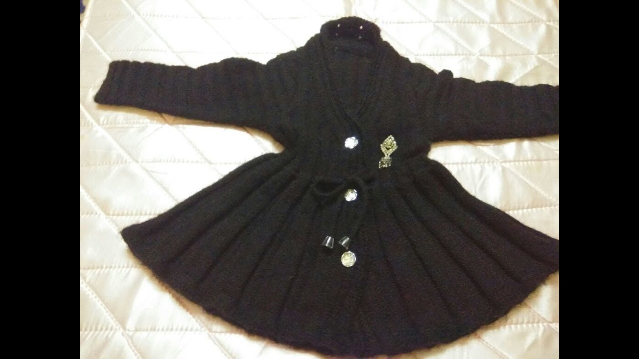 Frock style girls top with measurement in Hindi