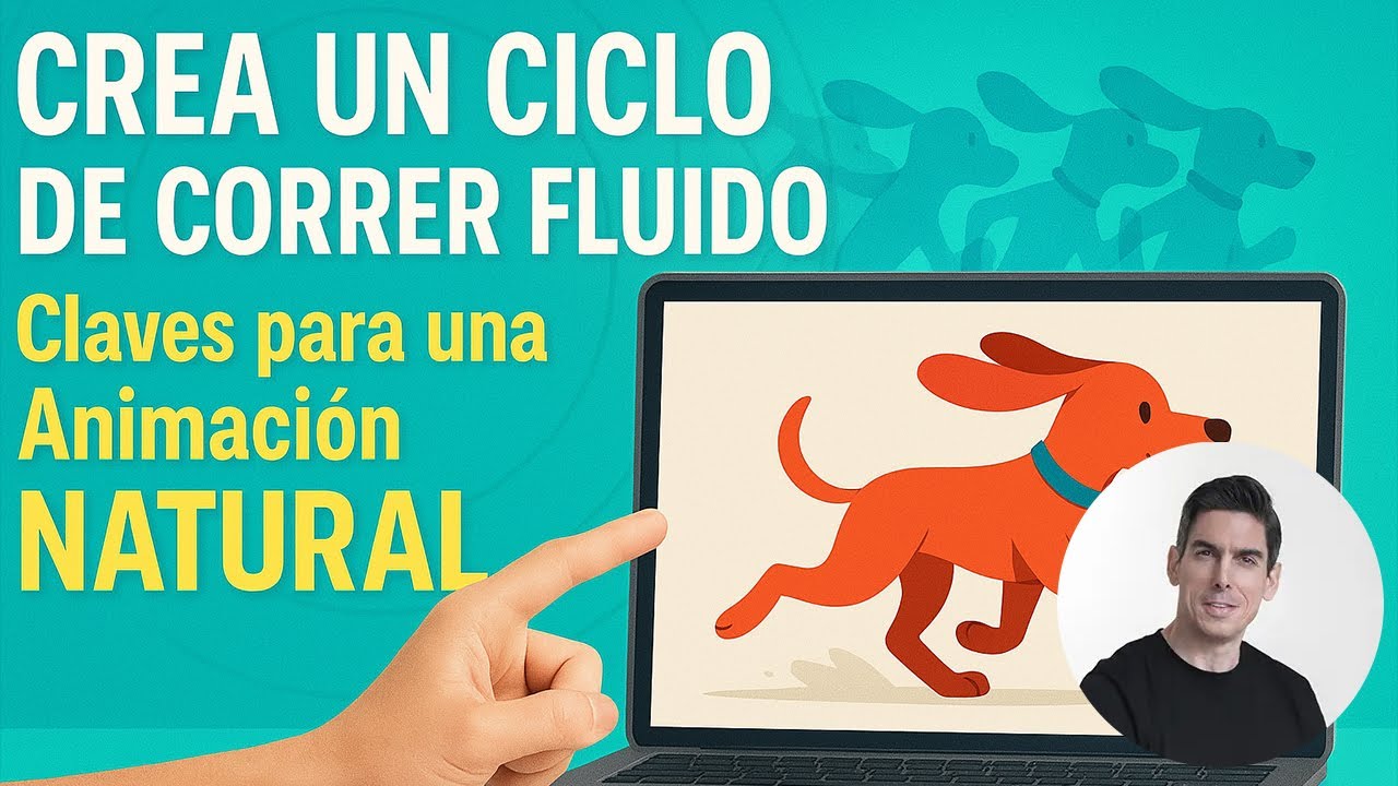 CREA un CICLO de CORRER FLUIDO: Claves para una Animaci&oacute;n NATURAL
