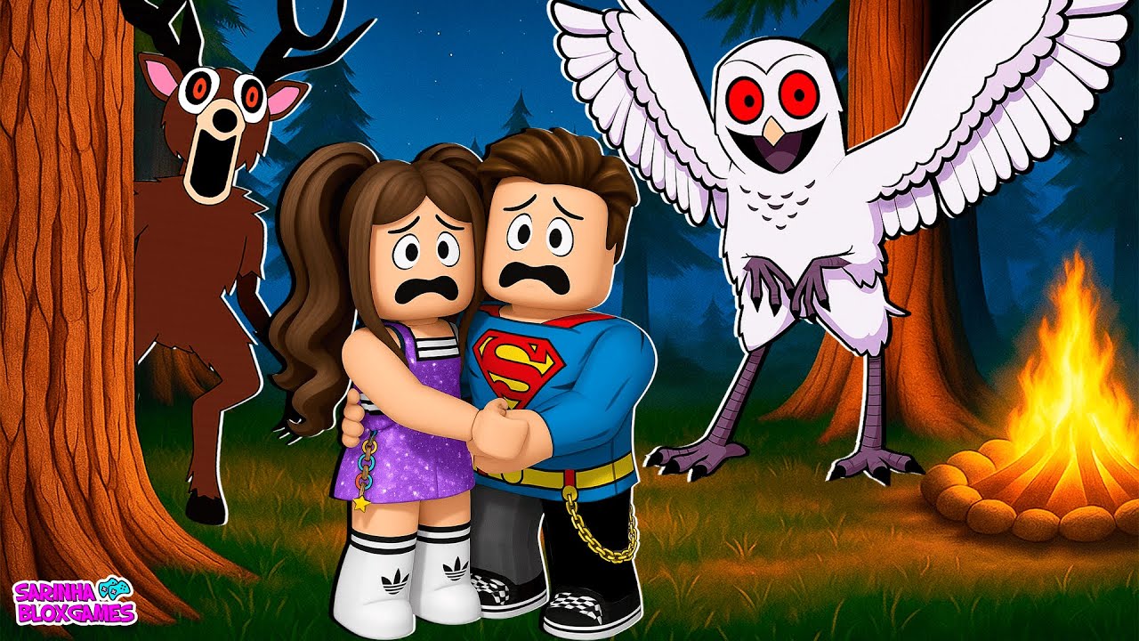 ENCONTRAMOS A CORUJA NA FLORESTA!! 99 NOITES NA FLORESTA - ROBLOX
