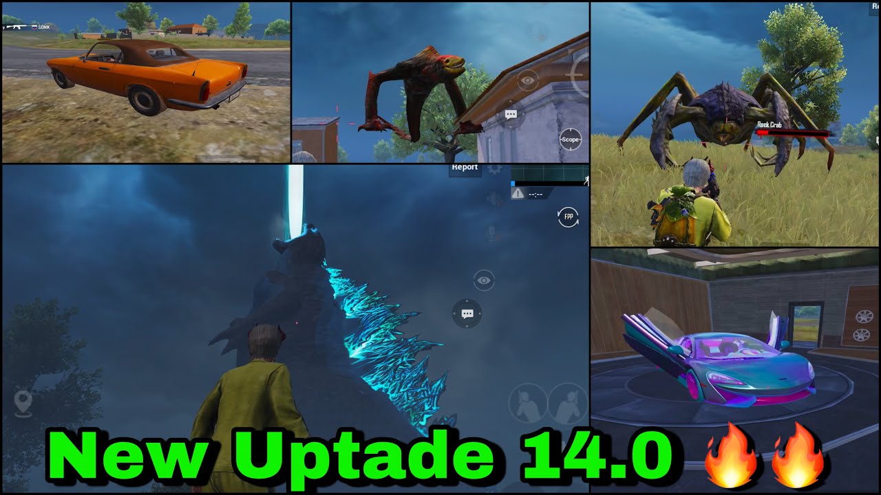 Pubg Mobile New Uptade 14.0 Godzilla VS Kong New Things / PUBG MOBİLE