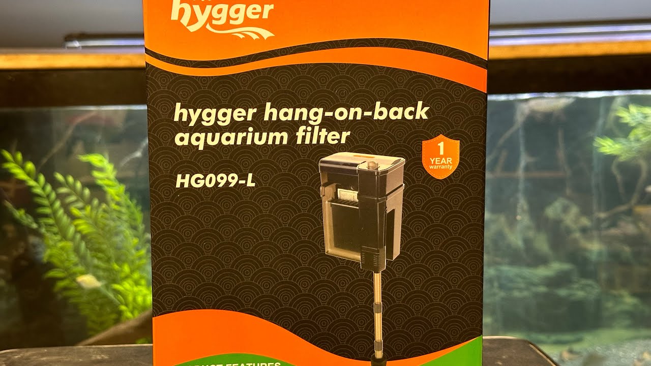 Product Review Hygger HG099-L Hang On The Back Aquarium Filter