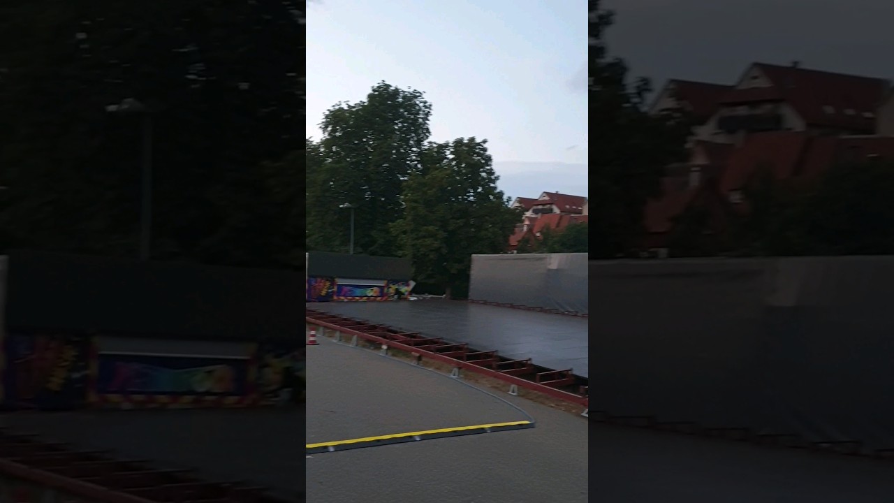 Krasser Aufbau Autoscooter Kirmes Besigheim #trending #kirmes #attraction #action #new #2023 #fyp