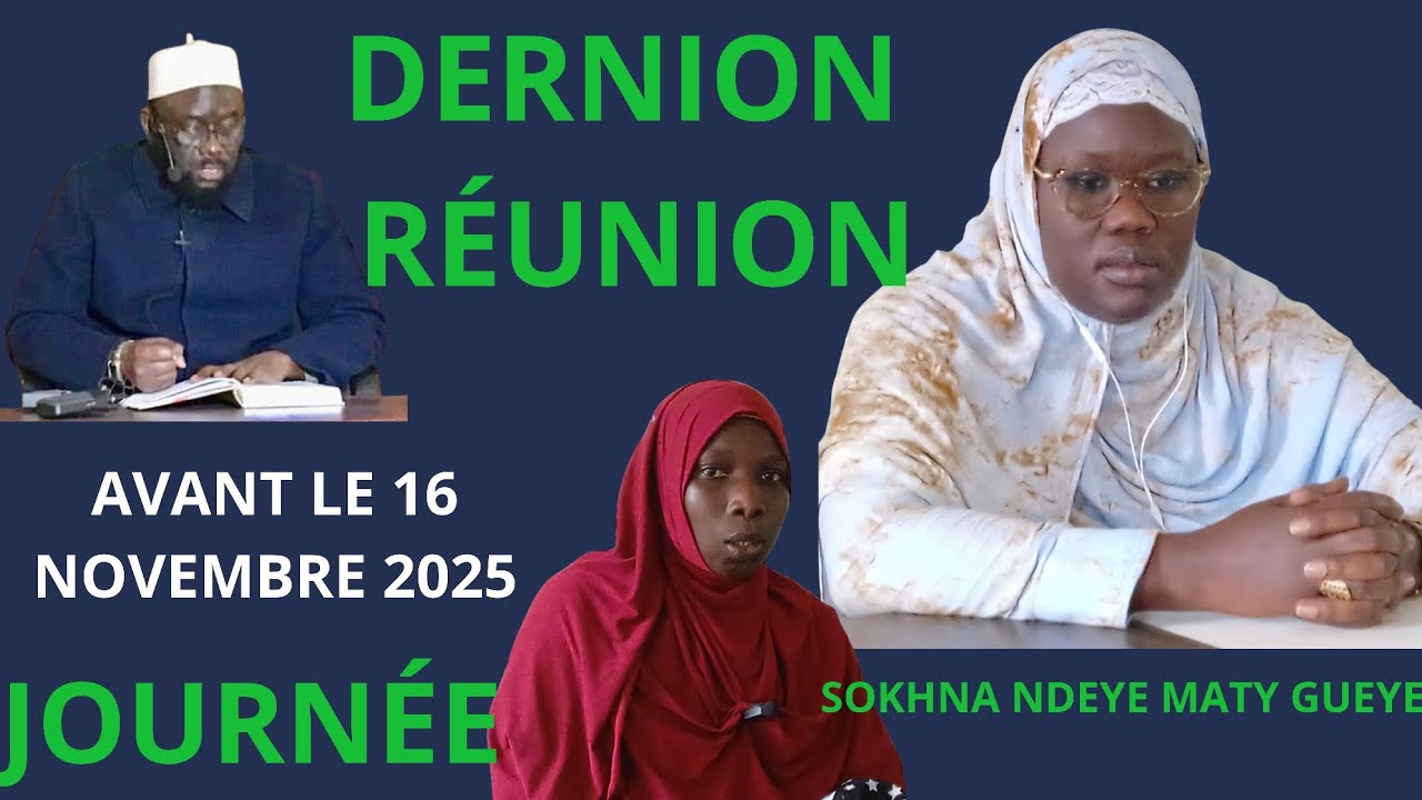 Dernier réunion de préparation journée intrevienw sokhna ndeye Maty gueye
