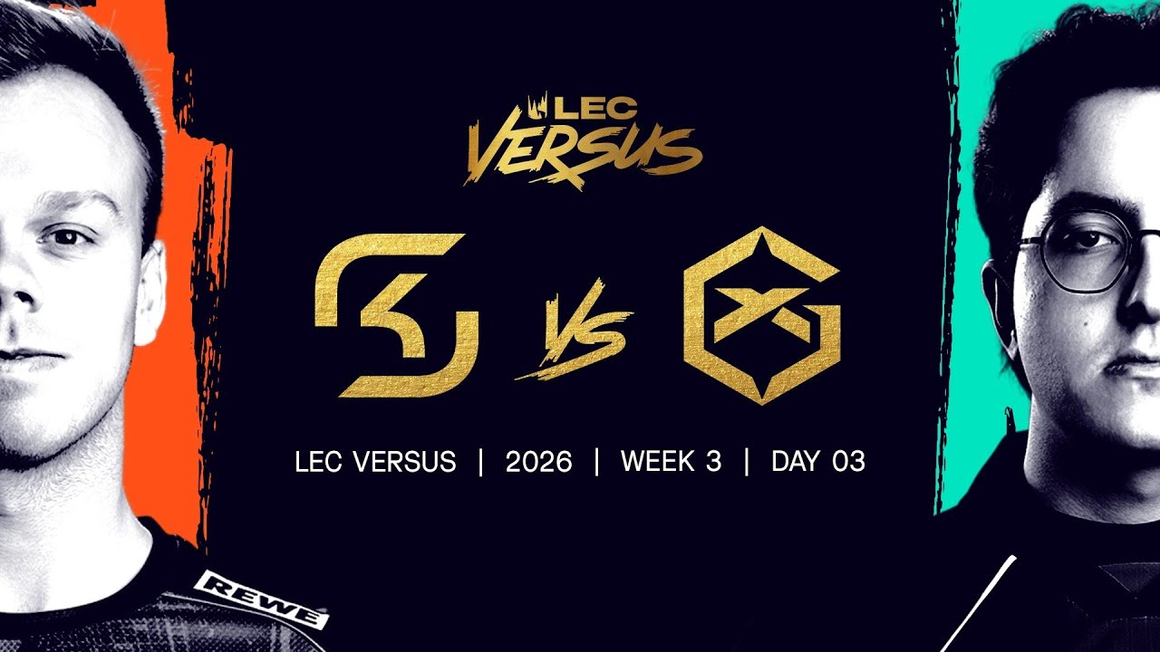 SK vs GX | 2026 LEC Versus - Week 3 Day 3 | SK Gaming vs GIANTX