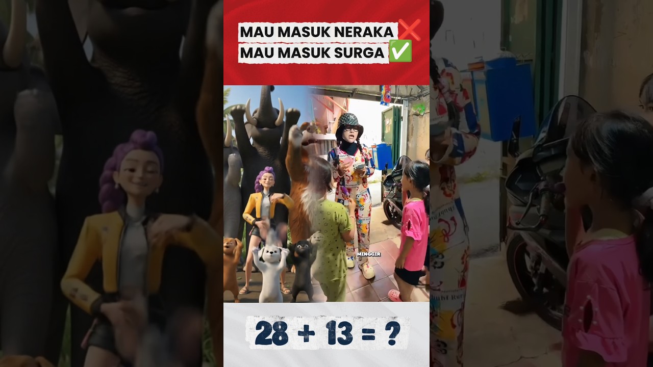 Rumi's dance and elephant feat @nurrayni25real #rumikpopdemonhunters #nurrayni25real #komedilucu