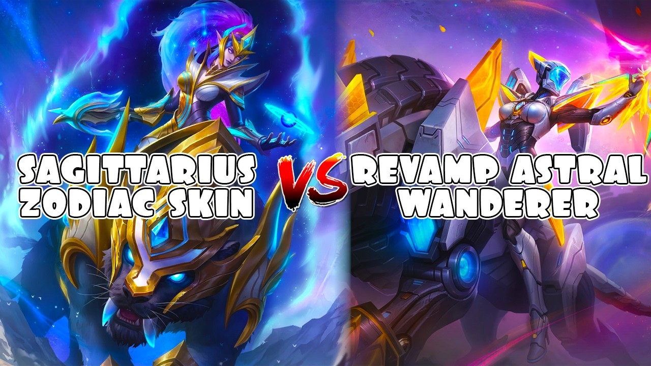 Irithel Sagittarius VS Revamp Astral Wanderer Skin Comparison