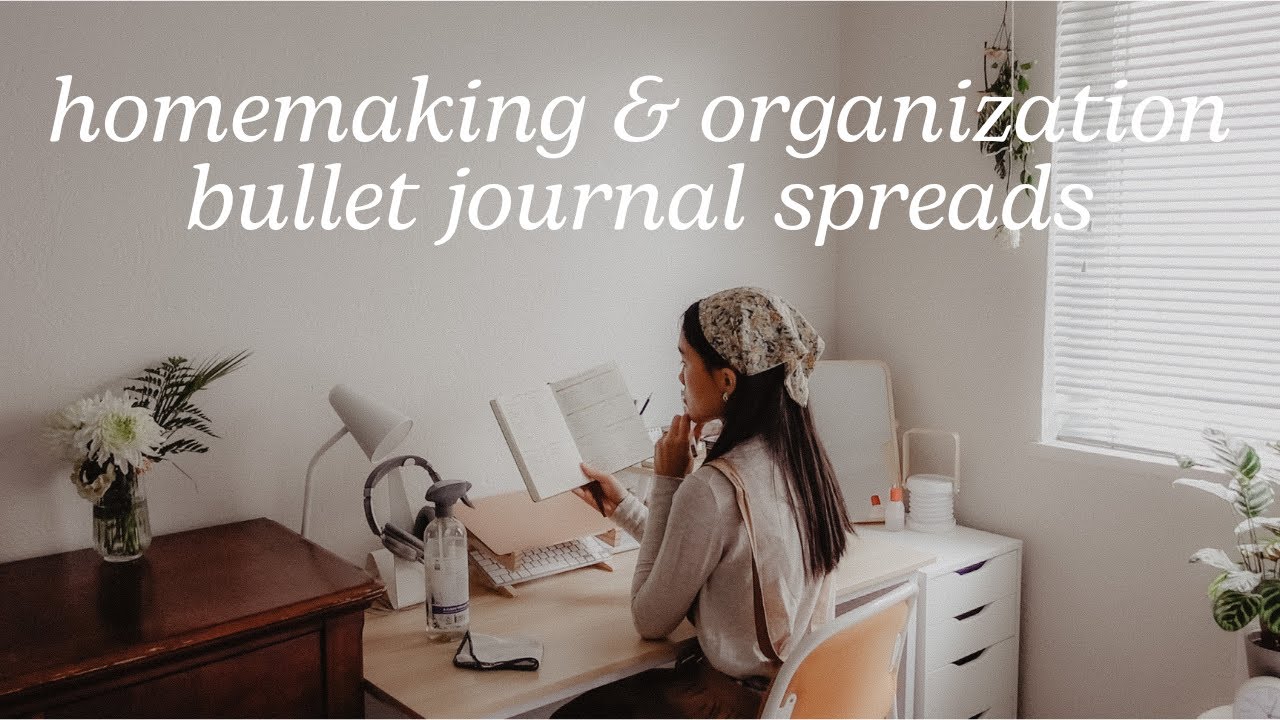 5 минималистичных идей макета Bullet Journal для ведения домашнего хозяйства и организации