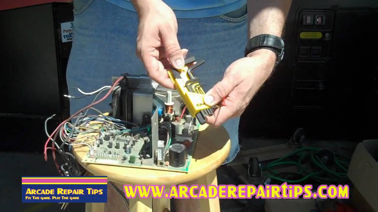 Arcade Repair Tips - Adjusting The Horizontal Width Coil