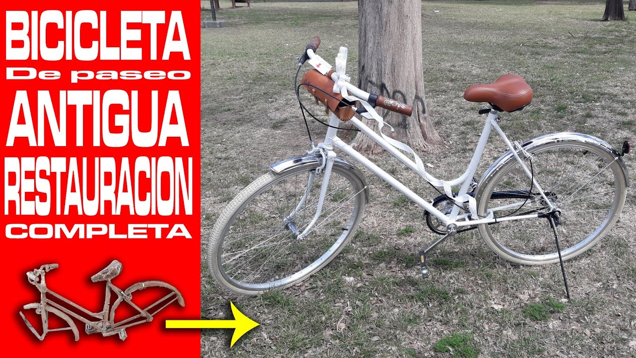 Restauración de bicicleta de paseo antigua. (restoration old bike)