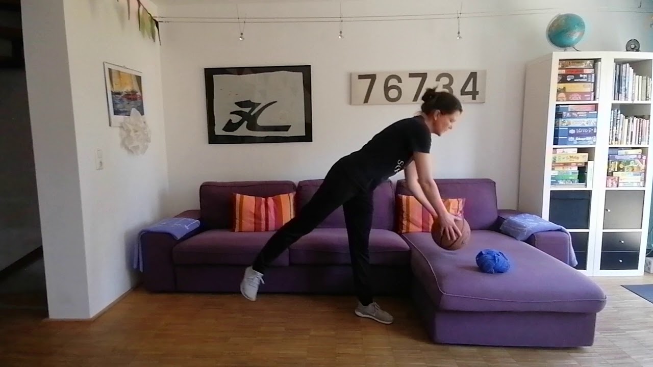 Fitness 2 &Uuml;bungen mit dem Ball