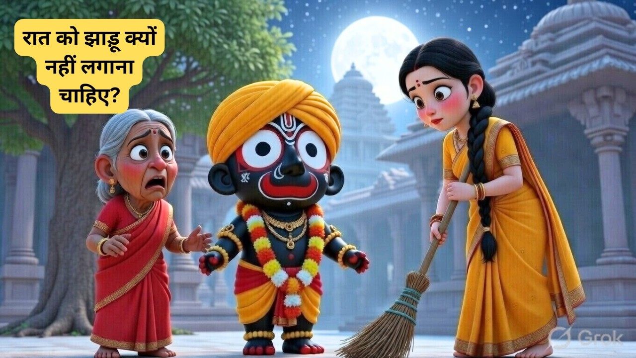 भगवान जगन्नाथ ने कहा -रात को झाड़ू क्यों नहीं लगाना चाहिए? भगवान जगन्नाथ क्यों हुए भक्त से नाराज़? 🌸