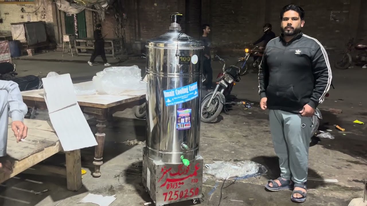 Malik and water chiller 100 Liter steel body non-magnet food grade