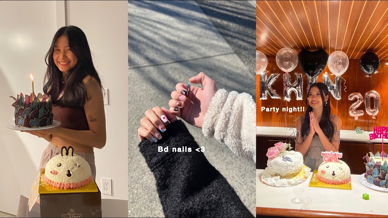 my 20th bd weekend [bd nails, party & formal nightt]