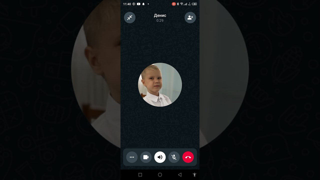 я звоню Денису по WhatsApp